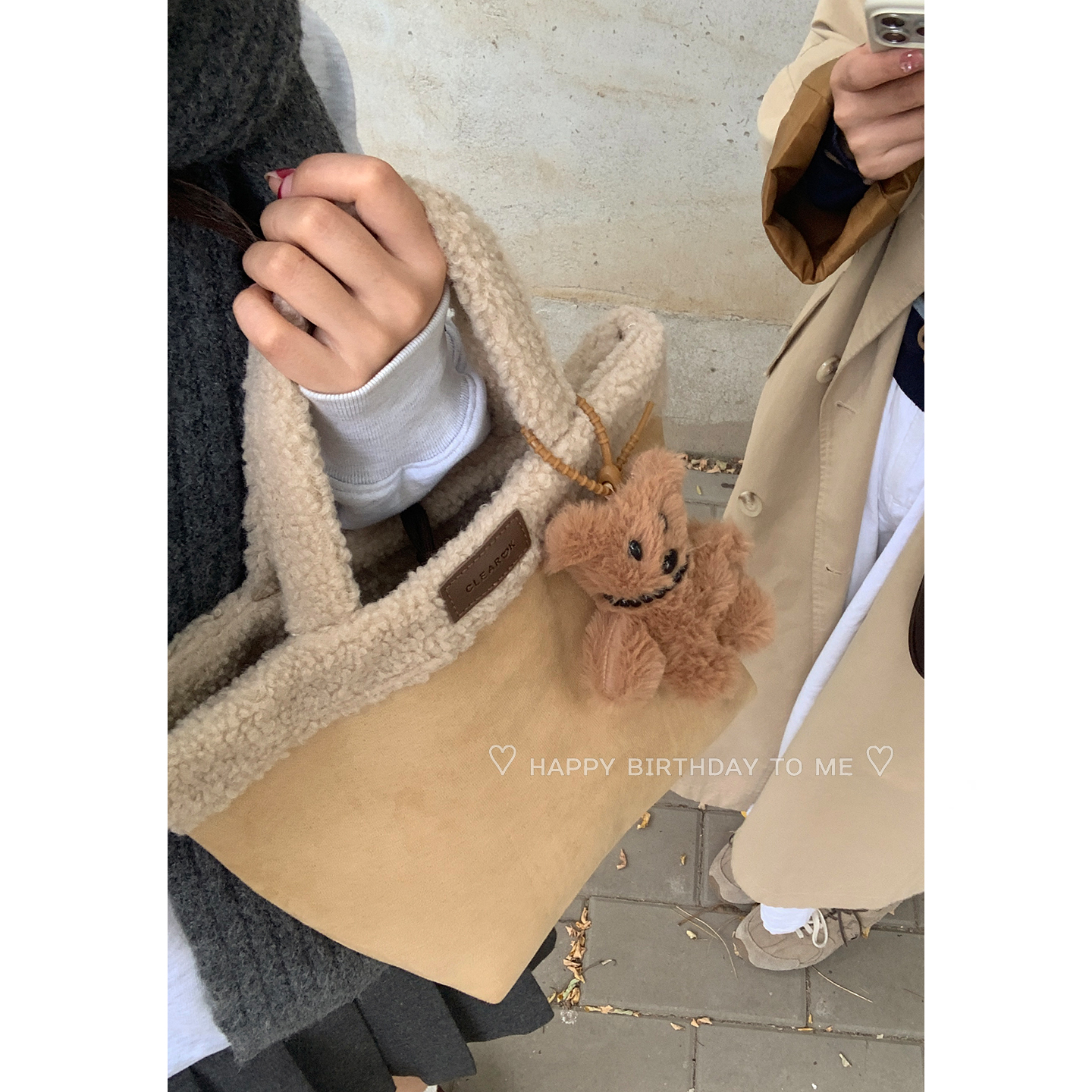 秋冬复古麂皮绒毛绒包包女2025新款潮时尚韩国学院风手提托特包
