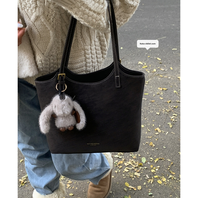 卡乐儿废土风复古大容量托特包