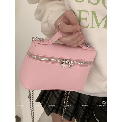 简约百搭小众质感单肩手提小方包