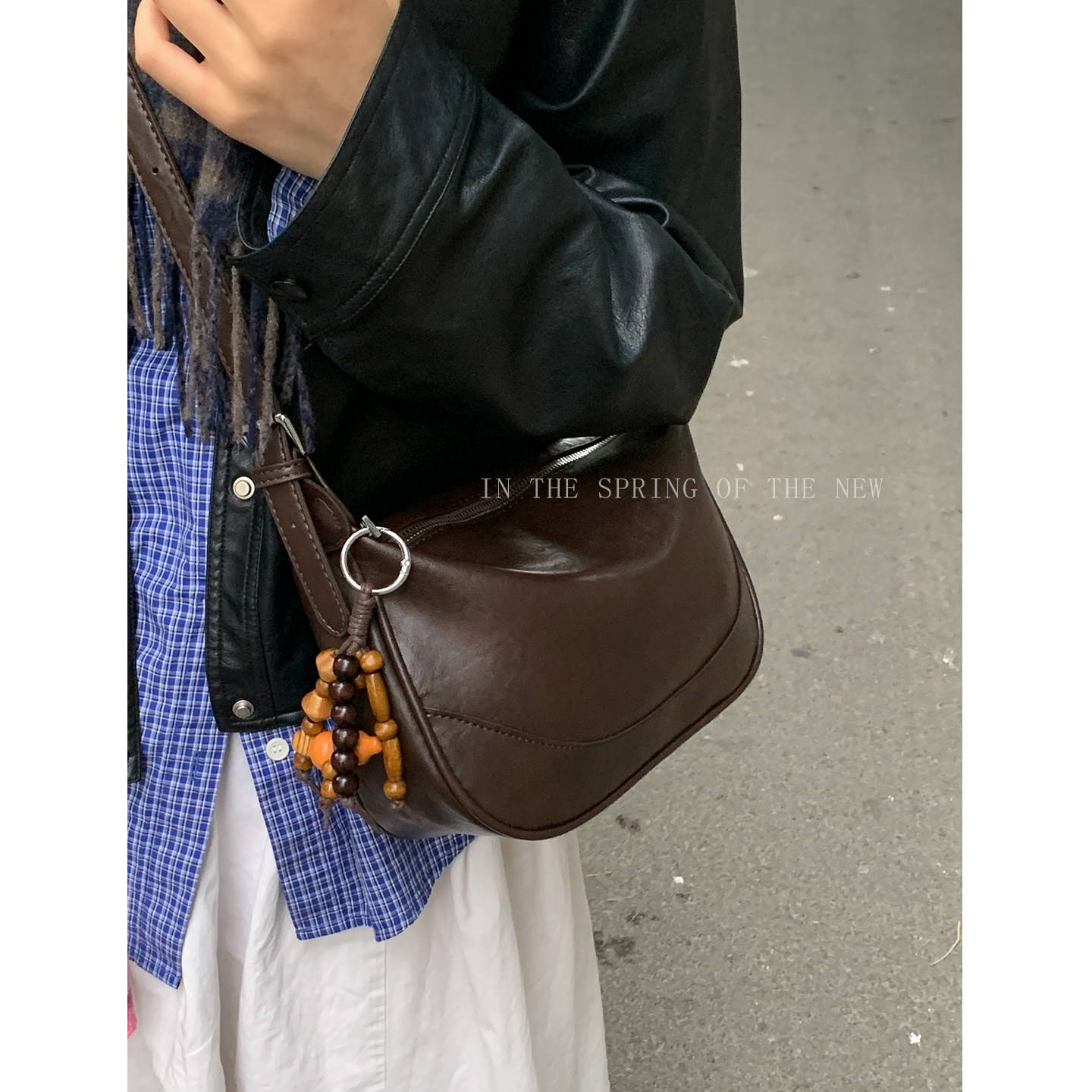 包包女式2025新款秋冬复古时尚马鞍包韩系百搭通勤包单肩斜挎包,箱包皮具/热销女包/男包,通用款女包,淘宝优惠券,粉丝福利购,淘宝优惠卷