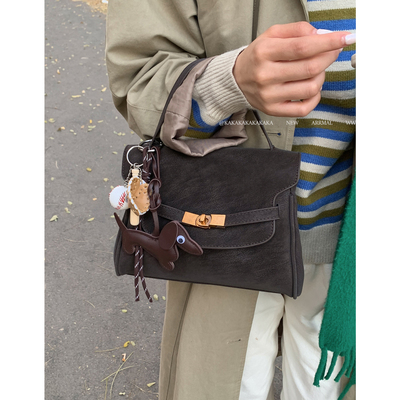 卡乐儿复古美拉德手提凯丽包