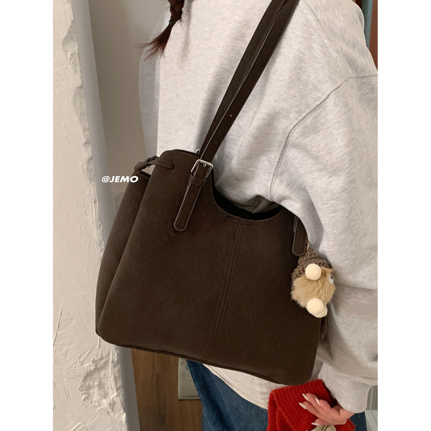 咔咔家美拉德复古大容量托特包