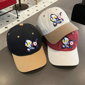 儿童帽子春秋夏季 鸭舌帽男女童卡通休闲遮阳防晒宝宝棒球帽潮 薄款