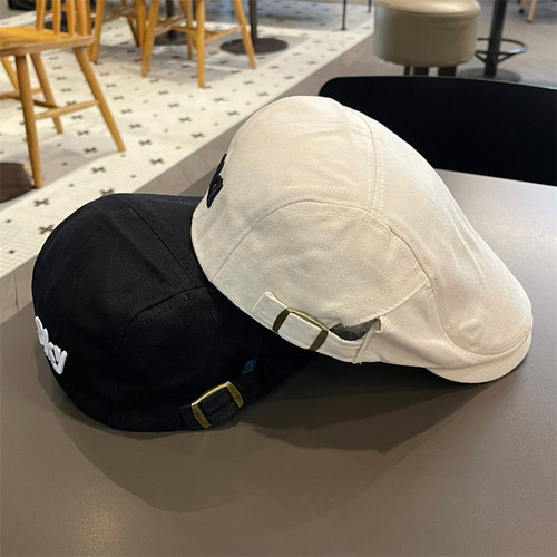 男童春秋薄款前进帽反戴贝雷帽