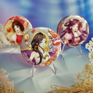 叶罗丽徽章白光莹吧唧叶罗丽菲灵正版徽章白光莹卡册收纳册