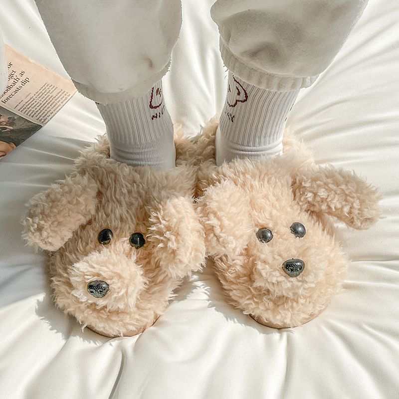 女棉拖鞋家用可外穿防滑可爱