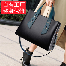 时尚高档真皮女包2025新款潮气质杀手包大容量托特包手提单肩斜挎