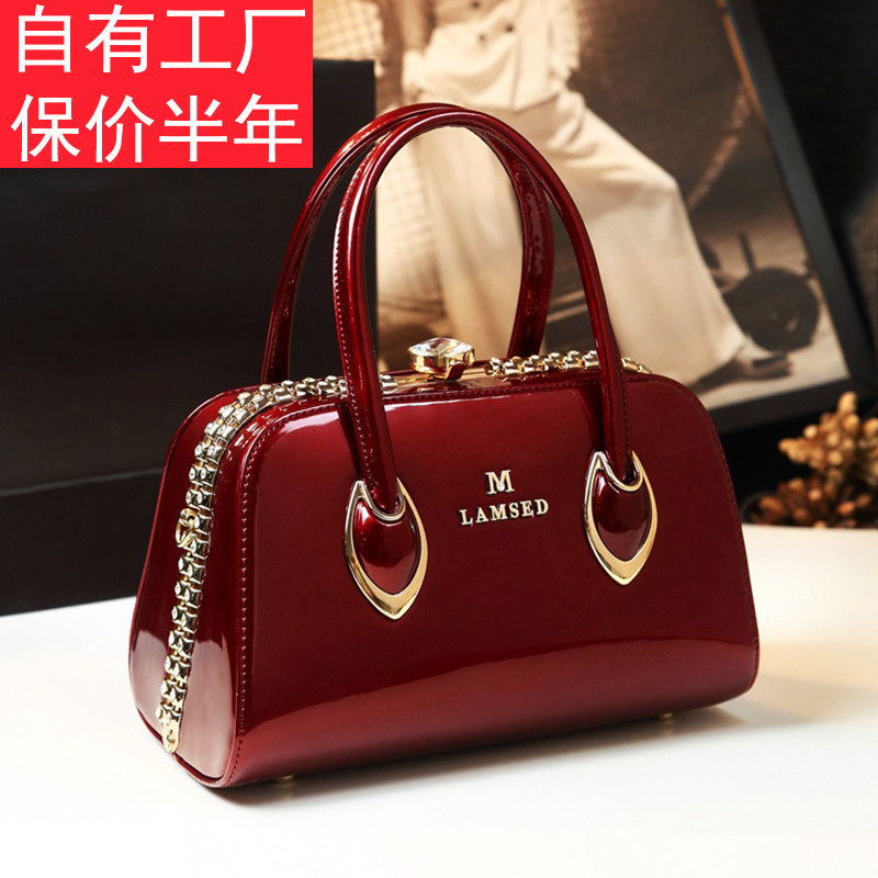 真皮女包2025新款时尚波士顿包包高档气质中年妈妈包手提单肩斜挎,箱包皮具/热销女包/男包,通用款女包,淘宝优惠券,粉丝福利购,淘宝优惠卷