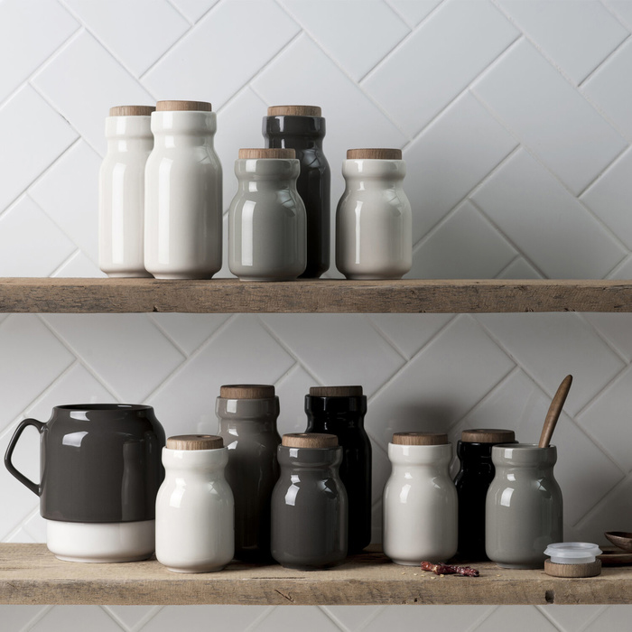 韩国直邮 tackaon陶瓷调料瓶调味瓶收纳盒 简约调味罐盐罐佐料瓶