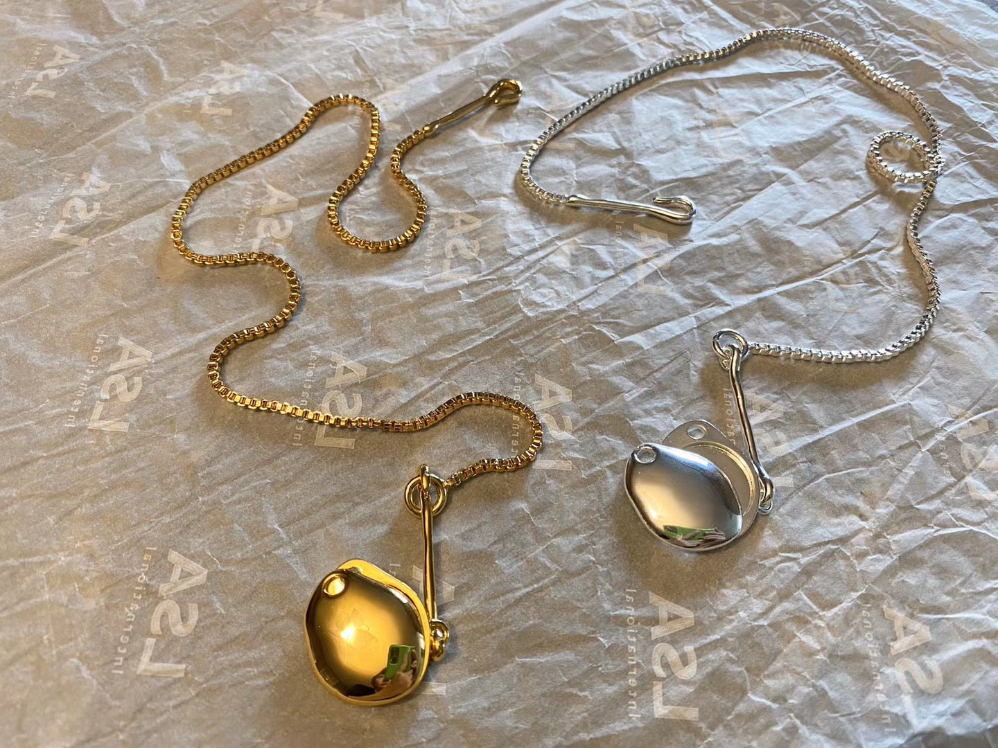 不输珠宝品牌的质感品质 时尚个性镀24k金小众Ins网红首饰项链