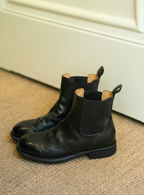 TOFOD 切尔西战靴 爆走脚感复古文艺巴洛克短靴 老钱帅气祼靴子