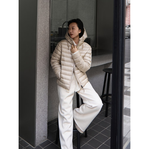 TOFOD 排骨鹅绒服 匈牙利进口95白鹅绒可溯源轻便保暖连帽羽绒服