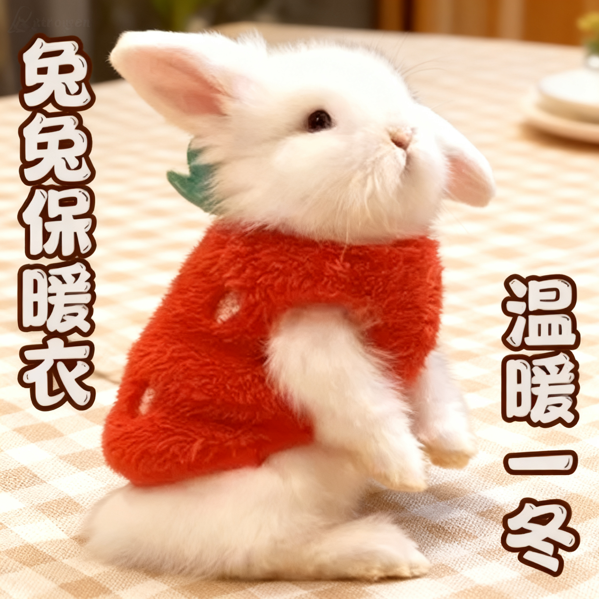 给小兔子冬天穿的衣服过冬用品多巴胺护肚子垂耳侏儒专用保暖加厚,宠物/宠物食品及用品,猫宠物服装/雨衣（新）,淘宝优惠券,粉丝福利购,淘宝优惠卷