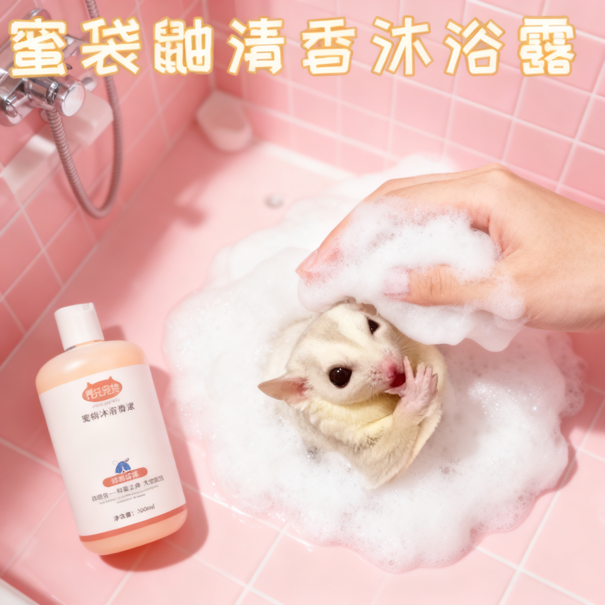 飞鼠蜜袋鼯洗澡神器沐浴露