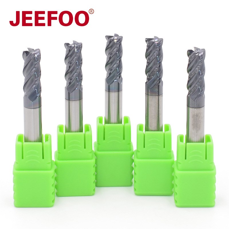 杰峰涂层62圆鼻钨钢刀头修边雕刻数控CNC立铣刀不锈钢硬质合金刀