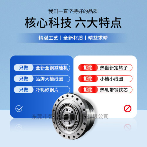 万鑫精工 谐波减速机工业机器人 WCSF系列伺服精密谐波减速器现货