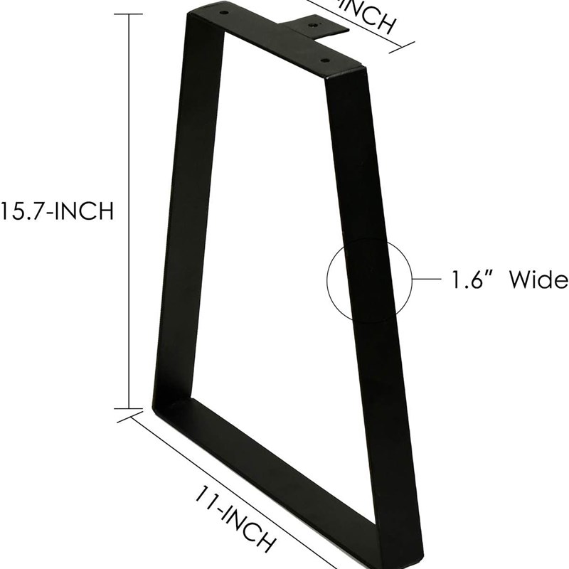 铁艺桌脚桌腿桌架支架扁铁茶几办公桌可金属桌腿长凳子腿换鞋凳脚