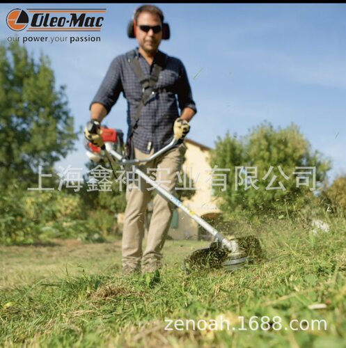 欧玛二冲程汽油割草机BCH400T大马力侧挂式割灌机园林果园除草机