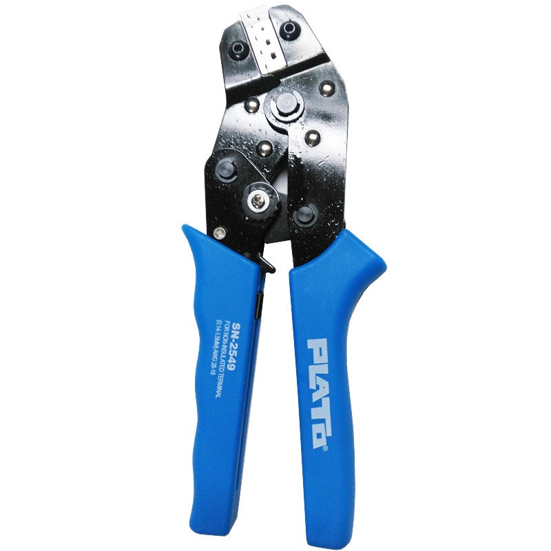 2549压线钳 插簧压线钳 棘轮式端子压线钳冷压裸端子夹线钳