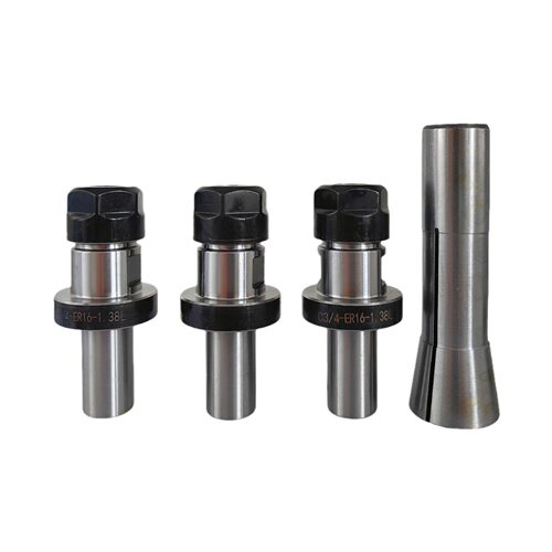 3pcs C3/4-ER16A-1.38L 延长杆+ 1pcs R8筒夹3/4孔径-M12后拉螺纹