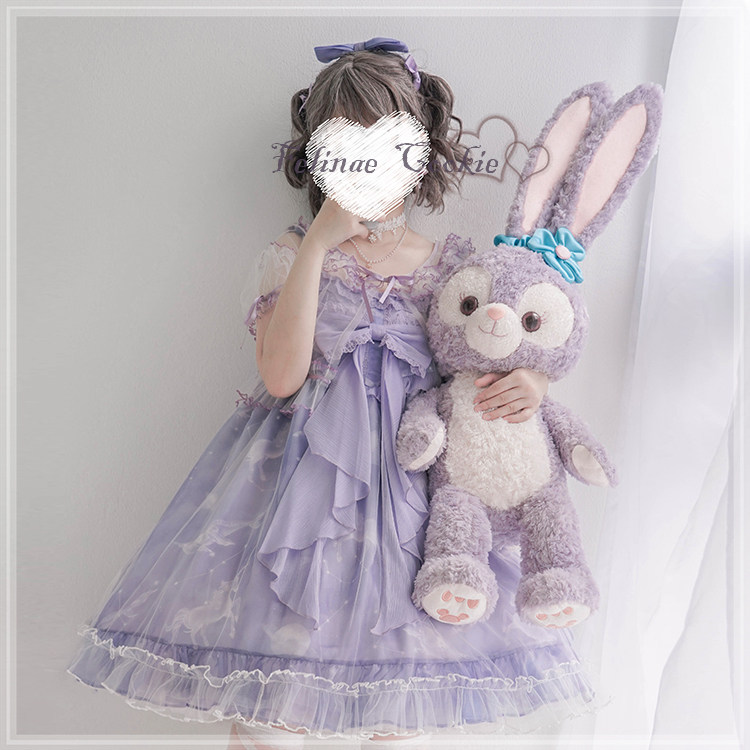 【现货】独角星云 猫科小甜饼原创lolita独角兽春夏高腰JSK在类目 模玩/动漫/周边/cos/桌游, 二次元洛丽塔, 洛丽塔/软妹装/洋装中 - 来自Buy2taobao.com提供专业的淘宝代购服务