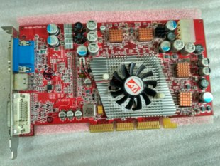 128M 9800PRO 256BIT AGP agp显卡 迪兰恒进 需4针供电 ATI