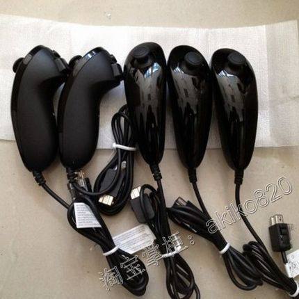 任天堂WII原装鸡腿 原装左手柄 全新品 黑色 原装正品