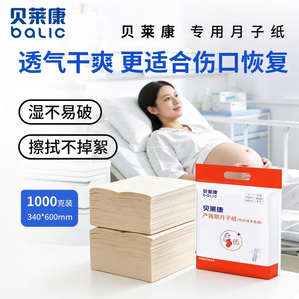 贝莱康月子纸产妇卫生纸巾刀纸
