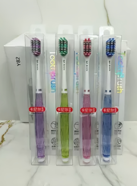 卡尼尔 牙刷 优品Y82螺旋刷丝 多重磨尖软毛水晶防滑把柄高档家用