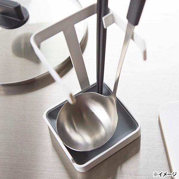 YAMAZAKI日本山崎实业厨房台面锅盖架多功能砧板锅铲勺子收纳架