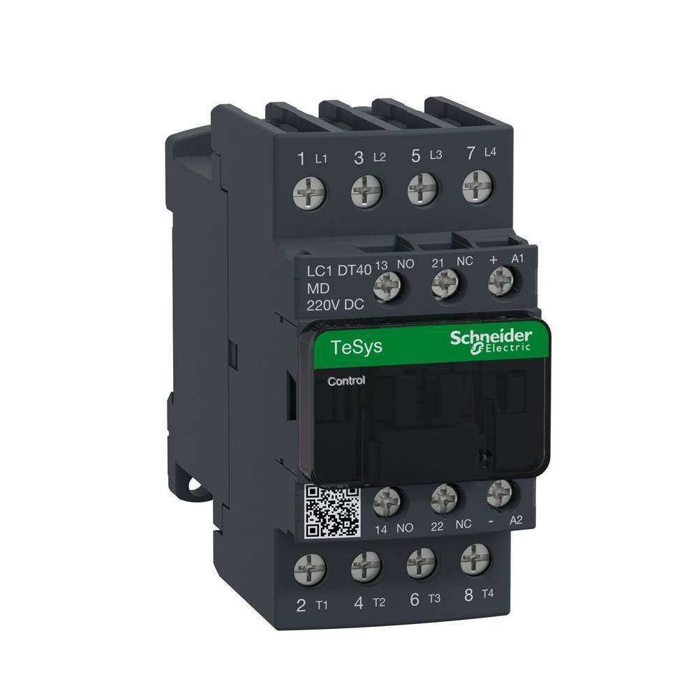 进口LC1D 4P直流接触器 40A 4常开  LC1DT40BD/T40ED/T40MD
