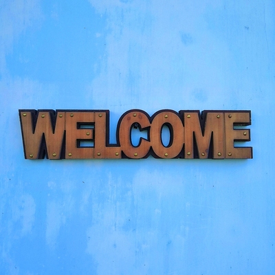 美式复古创意店铺门头