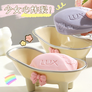 肥皂盒置物架创意可爱香皂盒浴室台面卫生间家用沥水洗衣皂盒高档