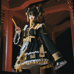 原创设计新款lolita小道士洛丽塔正版op日常可爱轻lo裙连衣裙秋冬