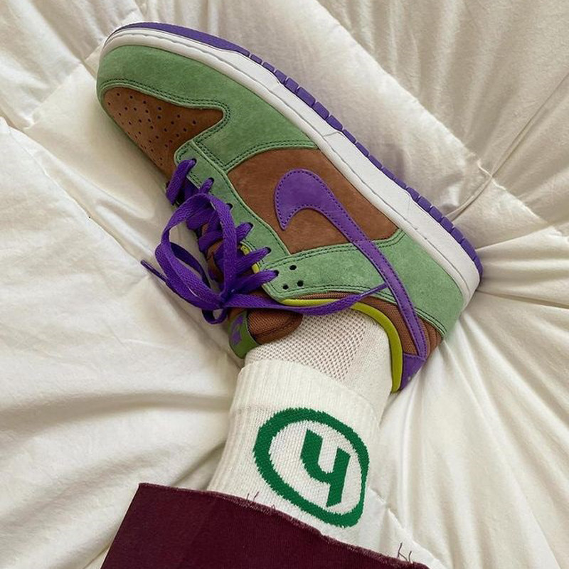 潮流杂志hiddenny经典百搭ins街头滑板中筒绝配AJ1紫色桔色袜子,女士内衣/男士内衣/家居服,中筒袜,淘宝优惠券,粉丝福利购,淘宝优惠卷