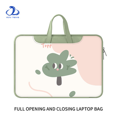 简约小树笔记本电脑包14寸适用苹果MacBookair13.3英寸内胆包m2华为matebook16保护套联想小新pro15.6手提包