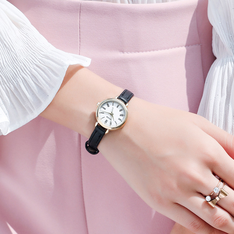 珂紫kezzi手表女学生简约2020新款气质防水小巧表盘潮流细带ins风