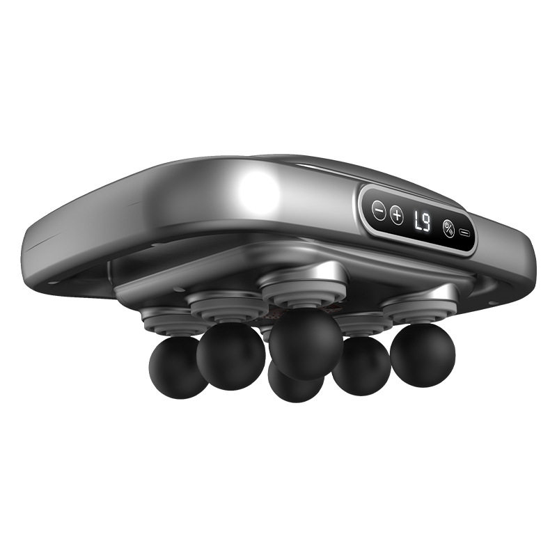 新款筋膜抢6头筋膜枪按摩器无线腰背深层高频震动肌肉放松器