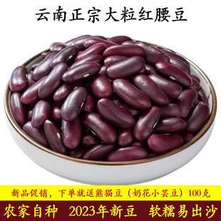 云南特产正宗农家自种红腰豆精选特级2023年新豆大粒红豆500克