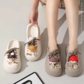 洞洞凉鞋 林润55新款 增高厚底花园沙滩女士外出两穿鞋 防滑超软可爱