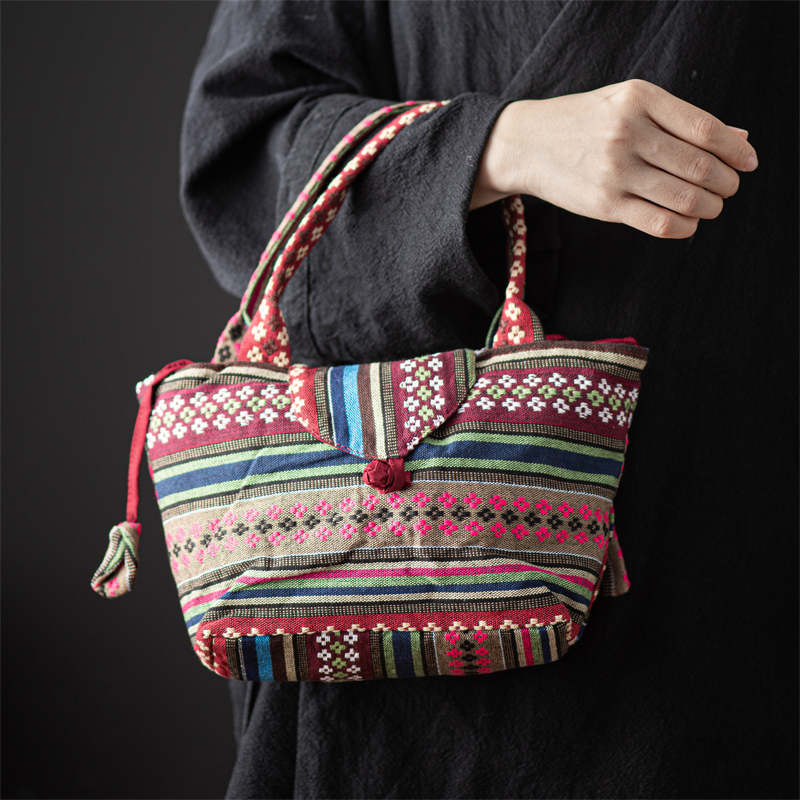 旅行茶具收纳包布袋户外可携式露营茶壶茶杯盖碗快客杯收纳布艺包