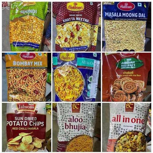 Haldiram namkeen snacks印度小吃 零食 Bhujia samosa moong dal