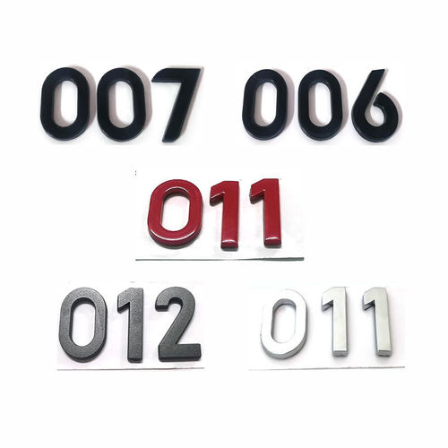 适用于AVATR-007黑化车标12后尾标改装阿维塔011英文字母标志车贴
