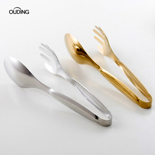 ouding北欧风格电镀金色冰夹