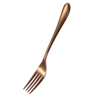 北欧OUDING 玫瑰金优雅北欧风牛排刀叉勺咖啡搅拌勺水果叉全系列