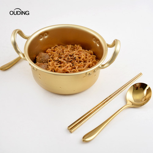 网红煮方便面小煮锅黄铝小食堂