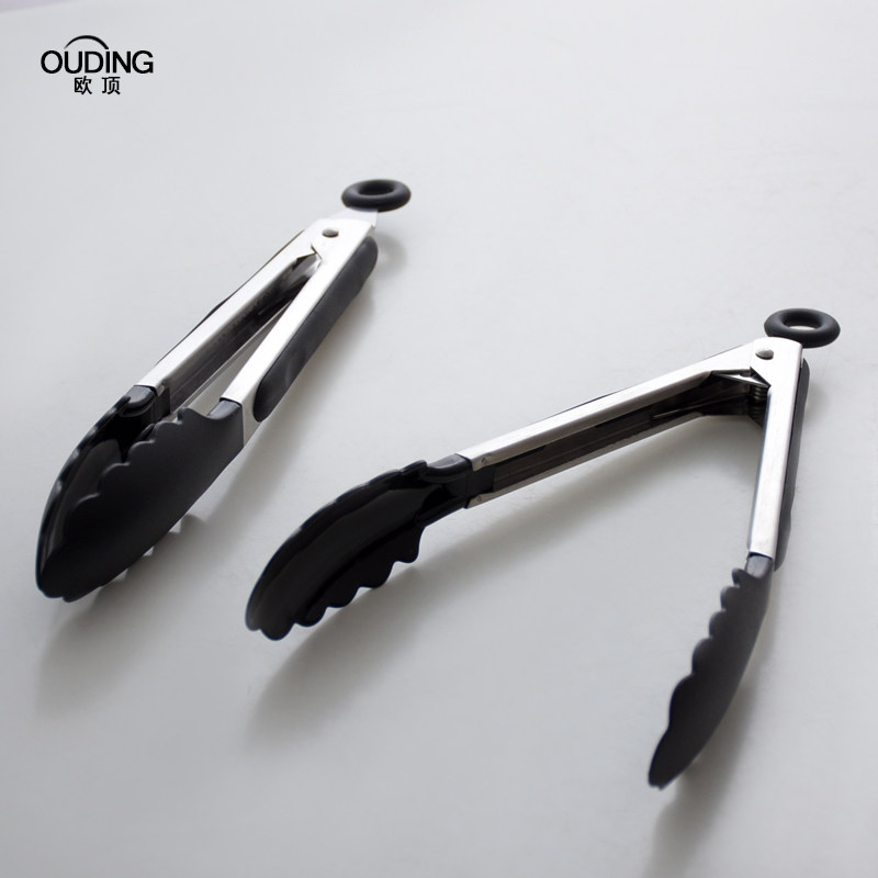 酒店 不粘锅牛排夹不锈钢烤肉夹子尼龙夹头冰夹 食物夹 烧烤夹,餐饮具,酒店餐具,淘宝优惠券,粉丝福利购,淘宝优惠卷