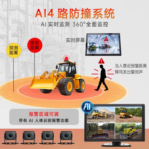 AI防撞系统识别行人电/油车通用