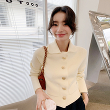 2025春季新款女开衫职场queen 针织外套复古通勤女新款小香风上衣