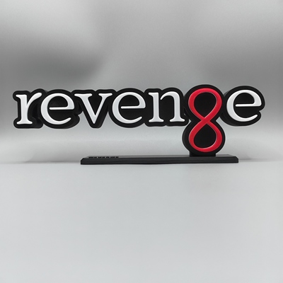 Reven8e Logo 立体字体 立牌 标志 高颜值 摆件